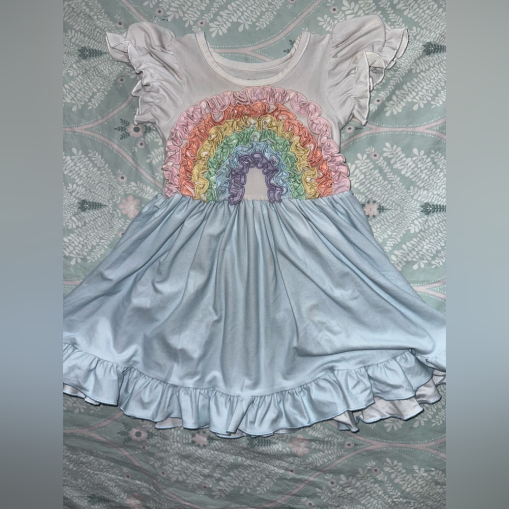 Girl August Rainbow Nightgown